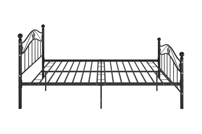 Sängram svart metall 180x200 cm - Svart - Möbler - Sovrum - Sängram & sängstomme