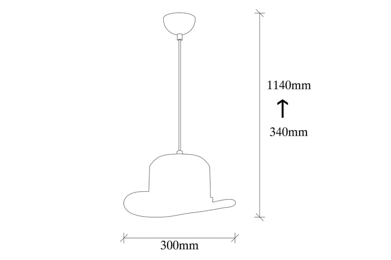 BEZVOZE Taklampa Svart - Möbler - Sovrum - Sovrumslampa