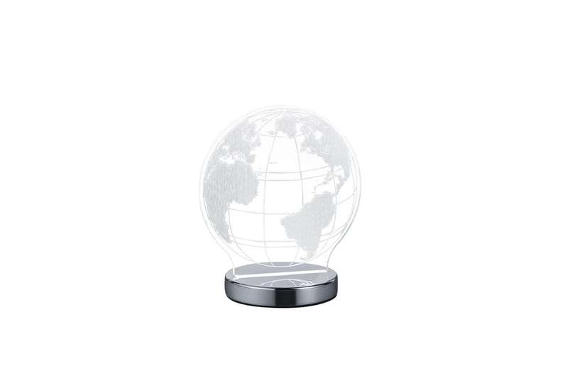 GLOBE Bordslampa LED Krom - Krom - Möbler - Sovrum - Sovrumslampa