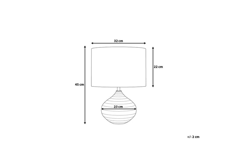 KUBAN Bordslampa 32 cm - Möbler - Sovrum - Sovrumslampa