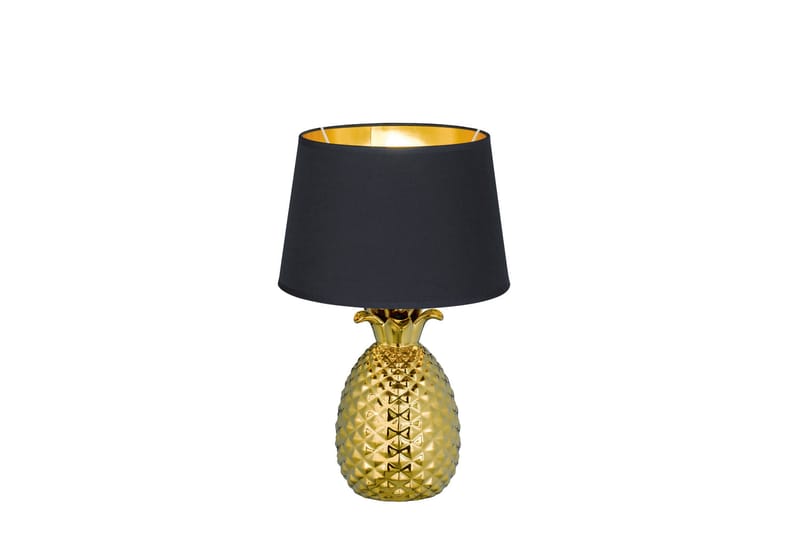 PINEAPPLE Bordslampa Guld/Svart - Guld/Svart - Möbler - Sovrum - Sovrumslampa