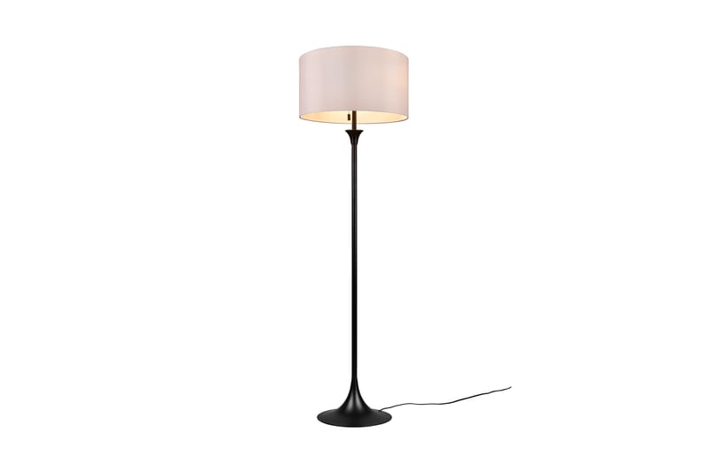 SABIA Golvlampa 3xE27 Matt Svart/Vit - Trio Lighting - Möbler - Sovrum - Sovrumslampa