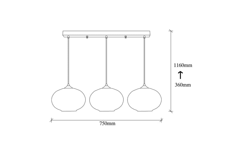 SVINNERSBO Taklampa Svart - Möbler - Sovrum - Sovrumslampa