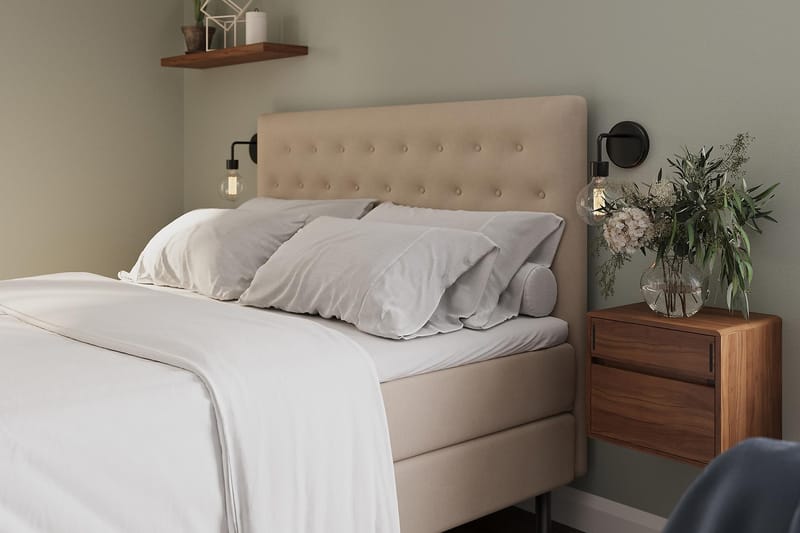 Wega Sänggavel 210 cm Beige - Möbler - Sovrum - Sänggavlar