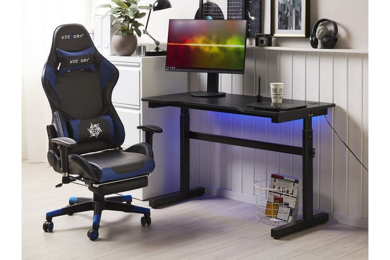 Durbine Gamingbord 120x60 cm Rektangulär - Svart - Möbler - Spelrum - Gamingbord & datorbord