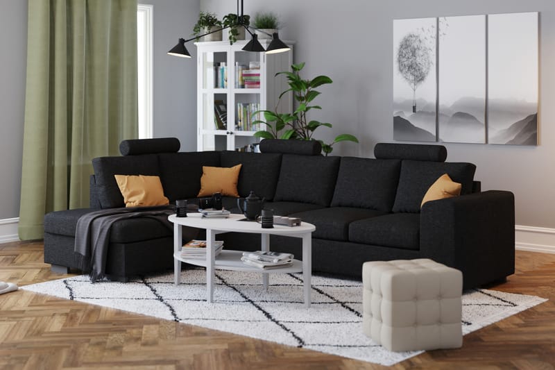 CONNECT Nackstöd Rund Svart - Möbler - Tillbehör & accessoarer - Sofftillbehör