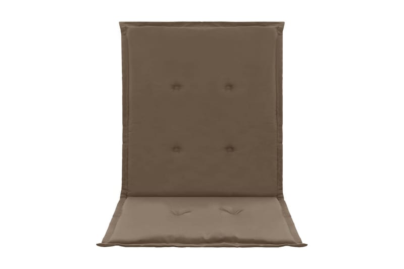 Stolsdynor för trädgården 2 st taupe 100x50x3 cm - Brun - Möbler - Tillbehör & accessoarer - Tillbehör stolar