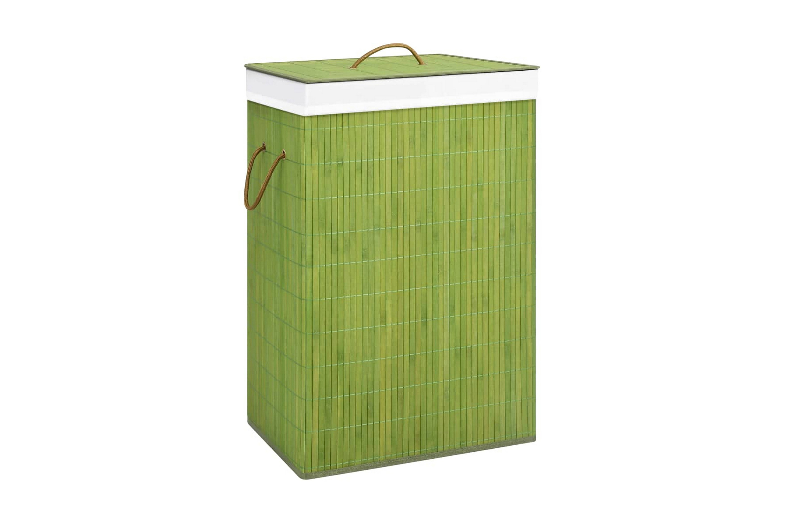 Be Basic Tvättkorg bambu grön – Grön