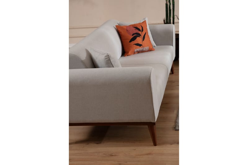 Akio Bäddsoffa 4-sits Creme - Möbler - Vardagsrum - Bäddsoffor - 4-sits bäddsoffa