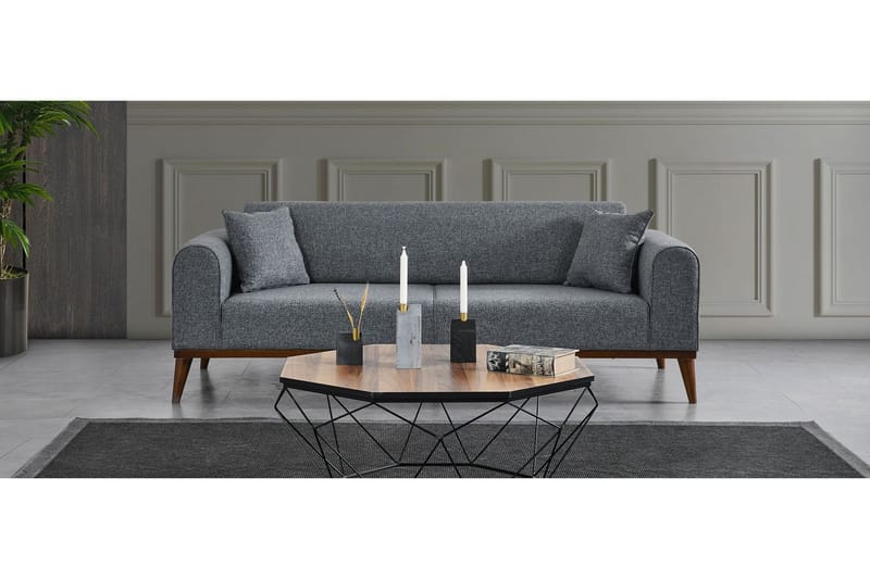 Akio Bäddsoffa 4-sits Ljusgrå - Möbler - Vardagsrum - Bäddsoffor - 4-sits bäddsoffa