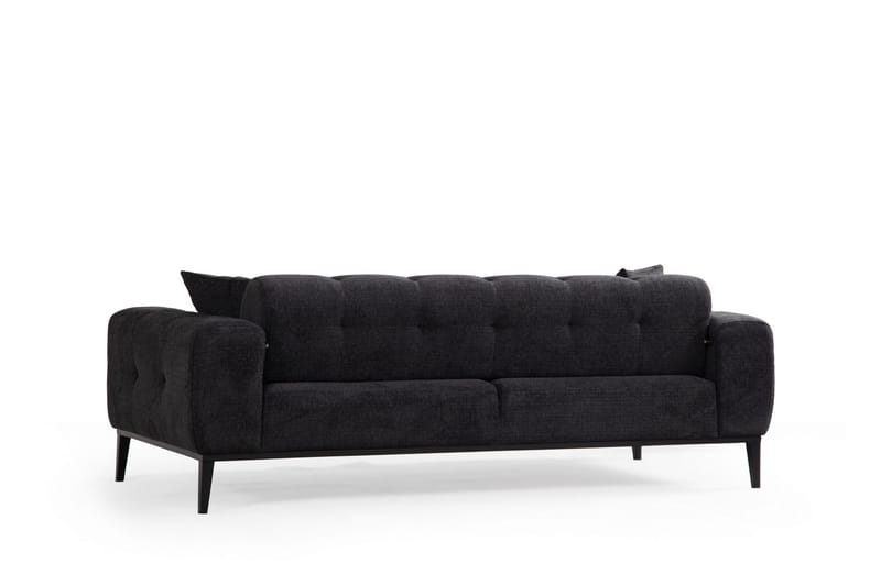 ATHENA Bäddsoffa 4-sits Svart - Möbler - Vardagsrum - Bäddsoffor - 4-sits bäddsoffa