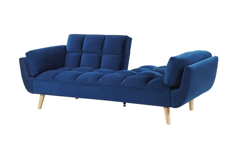 HEDNER 3-sits Bäddsoffa Sammet/Mörkblå - Möbler - Vardagsrum - Bäddsoffor - 3-sits bäddsoffa