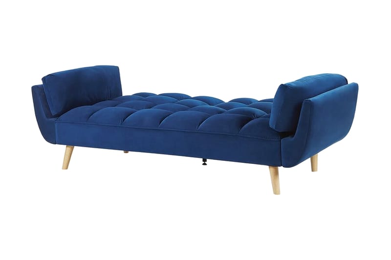 HEDNER 3-sits Bäddsoffa Sammet/Mörkblå - Möbler - Vardagsrum - Bäddsoffor - 3-sits bäddsoffa