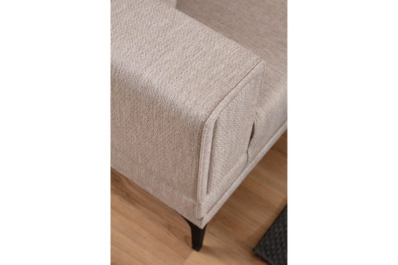 Naoko 3-sits Bäddsoffa Ljusbrun - Möbler - Vardagsrum - Bäddsoffor - 3-sits bäddsoffa