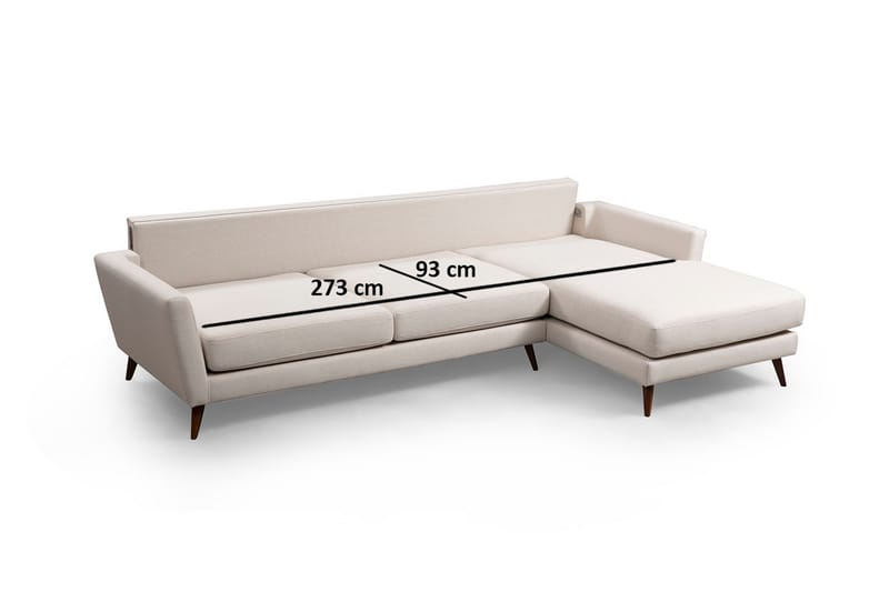 CHAVALER Divanbäddsoffa Beige - Möbler - Vardagsrum - Bäddsoffor - Bäddsoffa divan