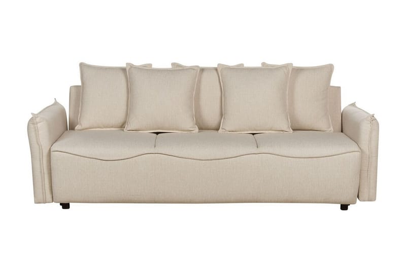 Balendin Bäddsoffa 3-sits - Beige/Svart - Möbler - Vardagsrum - Bäddsoffor