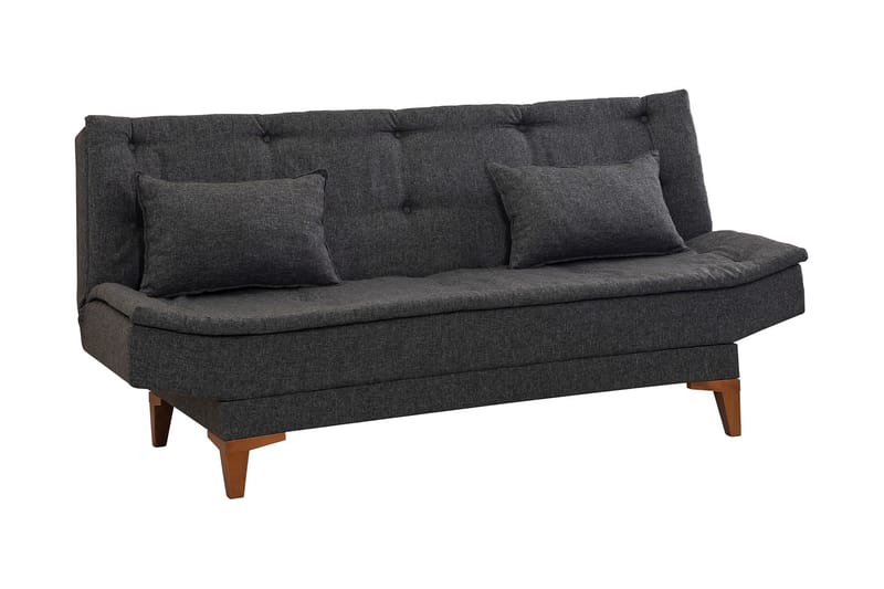 Bunnythorpe Bäddsoffa 3-sits 106x192 Antracit - Möbler - Vardagsrum - Bäddsoffor