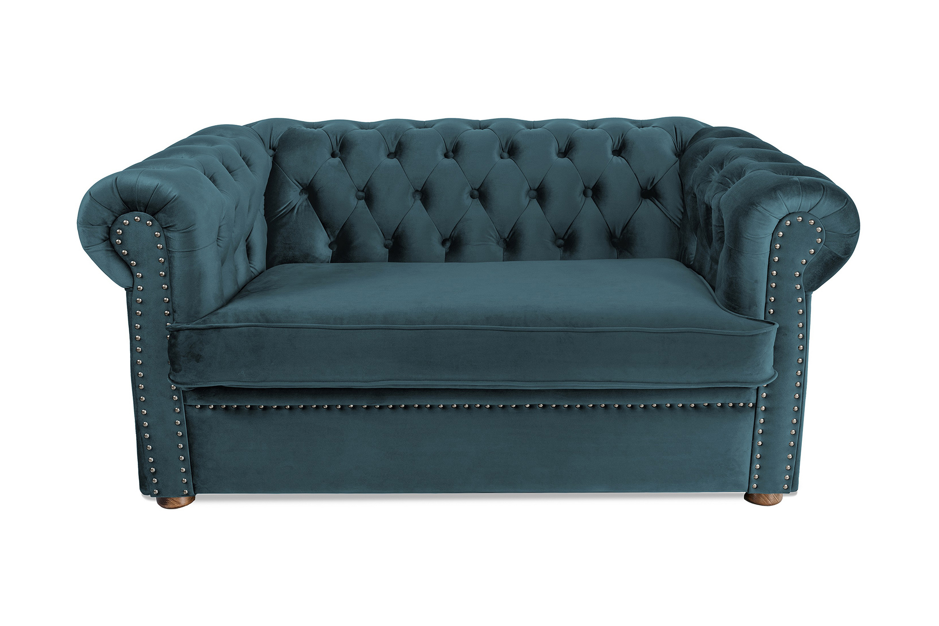 CHESTERFIELD DELUXE bäddsoffa 2-sits Blå - Bäddsoffor