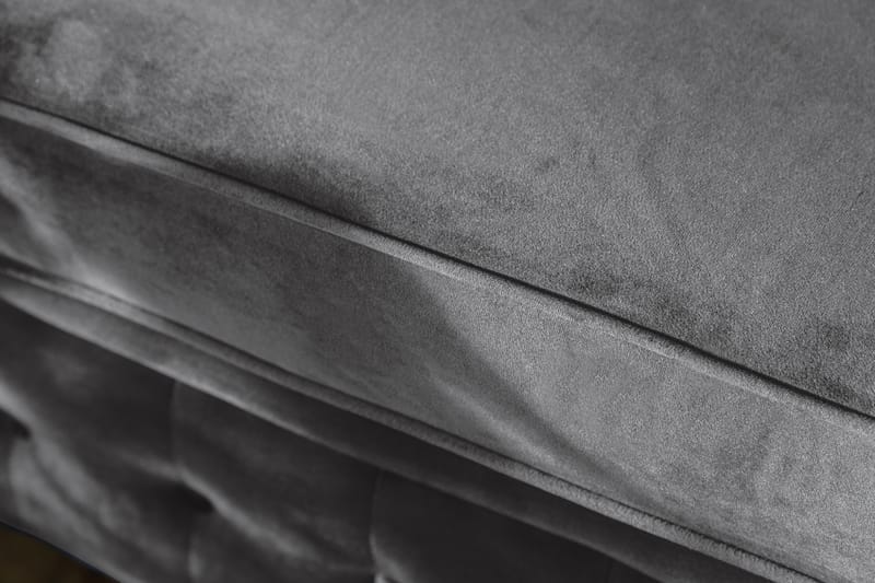 CHESTERFIELD DELUXE bäddsoffa Mörkgrå Sammet - Möbler - Vardagsrum - Bäddsoffor