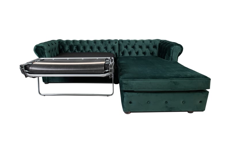 Chesterfield Kristine Bäddsoffa m. Divan Mörkgrön - Möbler - Vardagsrum - Bäddsoffor