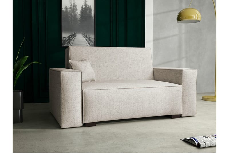 Denegal 2-sits Bäddsoffa Beige - Möbler - Vardagsrum - Bäddsoffor