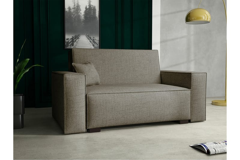 Denegal 2-sits Bäddsoffa Beige - Möbler - Vardagsrum - Bäddsoffor