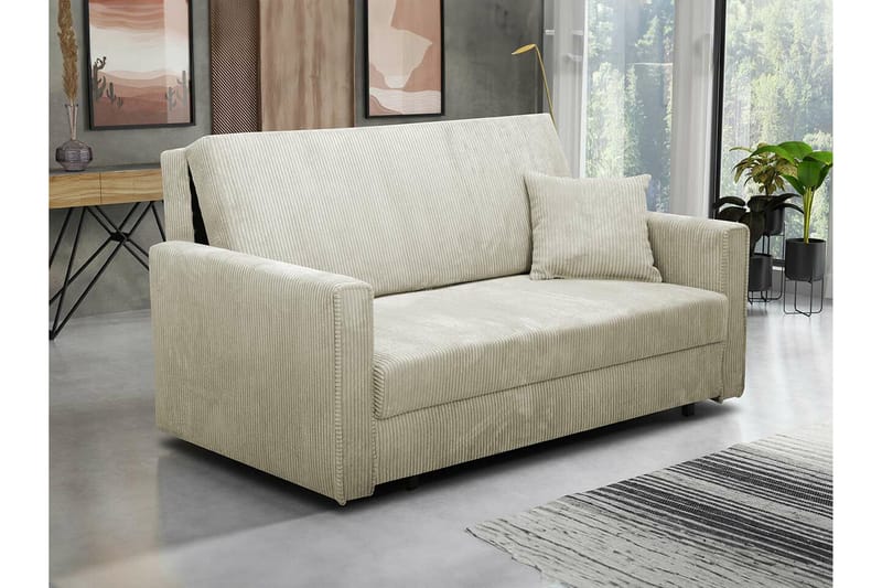 Denegal 2-sits Bäddsoffa Beige - Möbler - Vardagsrum - Bäddsoffor