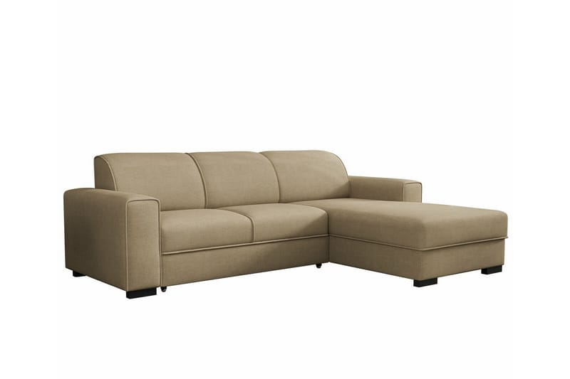 Denegal 3-sits Hörnbäddsoffa Beige - Möbler - Vardagsrum - Bäddsoffor - Hörnbäddsoffa