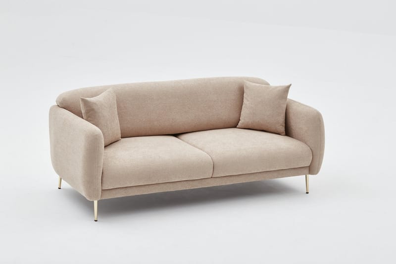 Devika Bäddsoffa 3-sits Beige - Möbler - Vardagsrum - Bäddsoffor