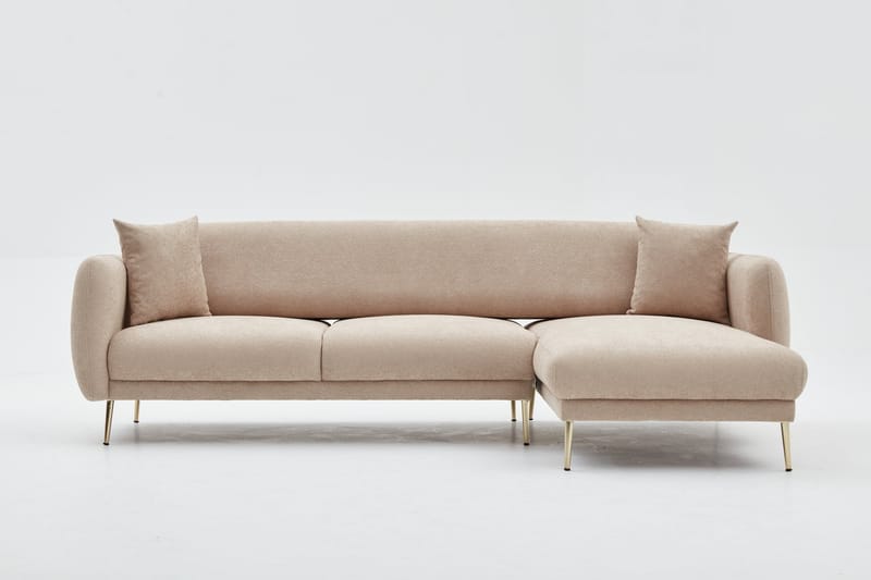 Devika Bäddsoffa m. Divan 4-sits Beige - Möbler - Vardagsrum - Bäddsoffor