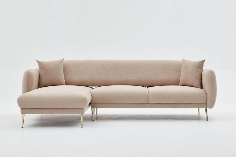 Devika Bäddsoffa m. Divan 4-sits Beige - Möbler - Vardagsrum - Bäddsoffor