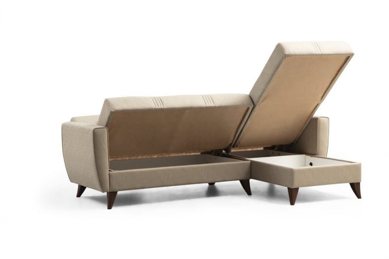 Dewan Bäddsoffa m. Divan 3-sits Beige - Möbler - Vardagsrum - Bäddsoffor