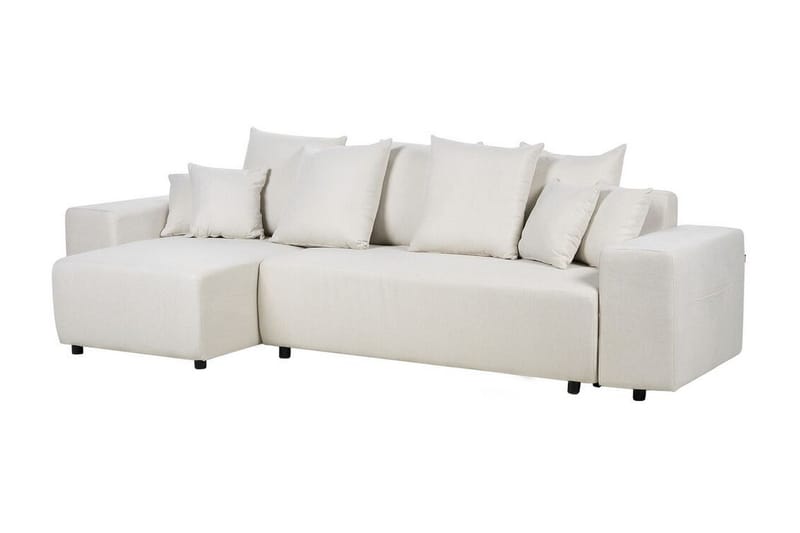 Dysis Hörnbäddsoffa 3-sits - Beige/Svart - Möbler - Vardagsrum - Bäddsoffor - Hörnbäddsoffa