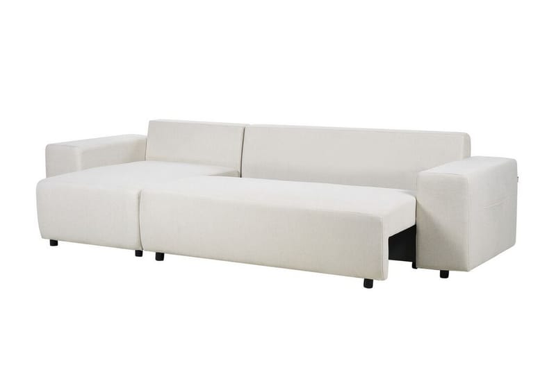 Dysis Hörnbäddsoffa 3-sits - Beige/Svart - Möbler - Vardagsrum - Bäddsoffor - Hörnbäddsoffa