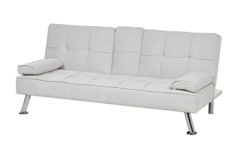 Ferne Bäddsoffa 3-sits - Beige/Silver - Möbler - Vardagsrum - Bäddsoffor