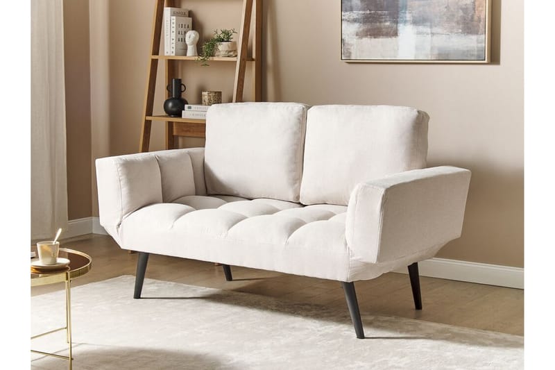 Ferrel Bäddsoffa 2-sits - Beige/Svart - Möbler - Vardagsrum - Bäddsoffor