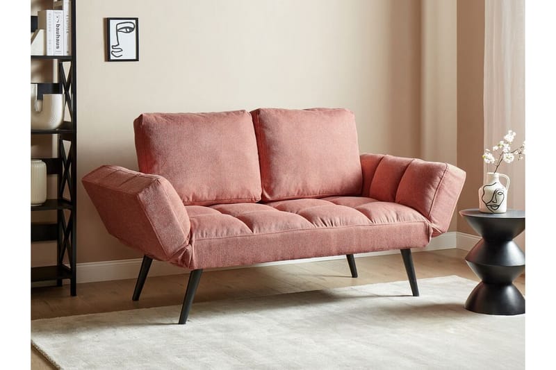 Ferrel Bäddsoffa 2-sits - Rosa/Svart - Möbler - Vardagsrum - Bäddsoffor