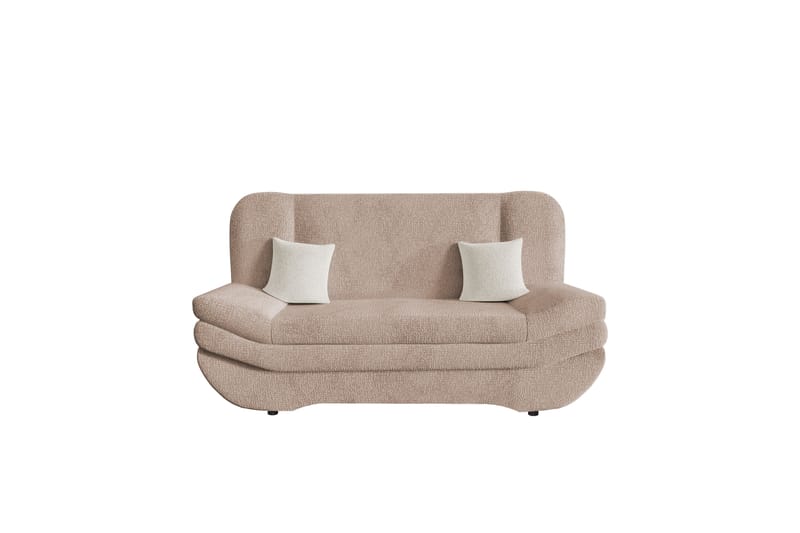 Figurelle Bäddsoffa 2-sits - Rosa/Beige - Möbler - Vardagsrum - Bäddsoffor