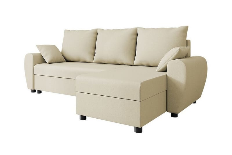 Fionara 3-sits Hörnbäddsoffa Beige - Möbler - Vardagsrum - Bäddsoffor - Hörnbäddsoffa