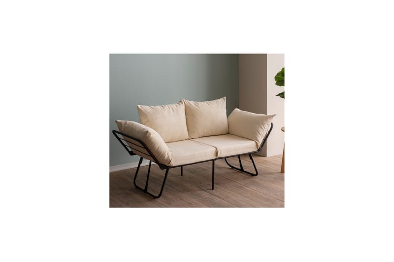 Giancarlo Bäddsoffa 2-sits - Cream - Möbler - Vardagsrum - Bäddsoffor