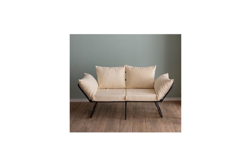 Giancarlo Bäddsoffa 2-sits - Cream - Möbler - Vardagsrum - Bäddsoffor