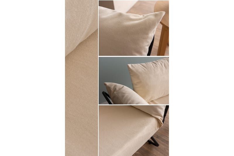 Giancarlo Bäddsoffa 2-sits - Cream - Möbler - Vardagsrum - Bäddsoffor