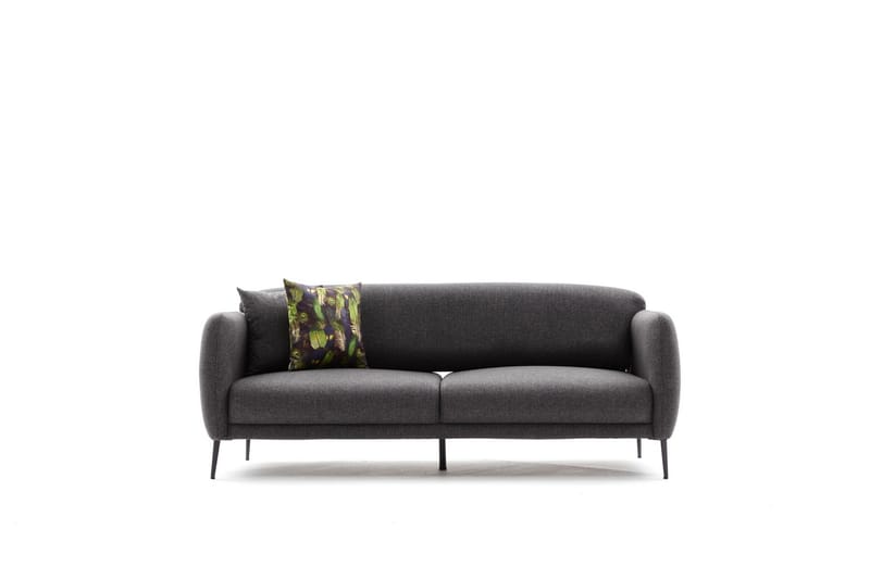 GIMLA Bäddsoffa 3-sits 180x90 cm Antracit - Möbler - Vardagsrum - Bäddsoffor