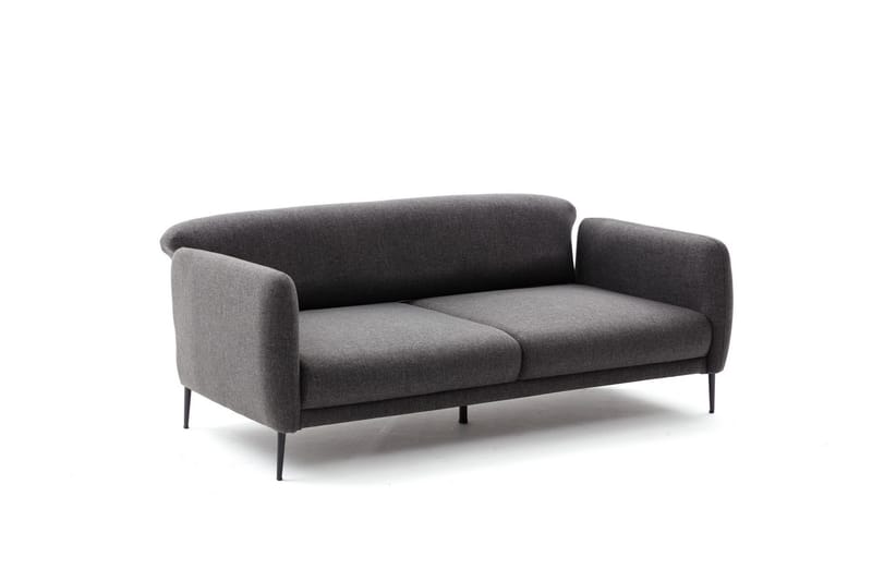 GIMLA Bäddsoffa 3-sits 180x90 cm Antracit - Möbler - Vardagsrum - Bäddsoffor