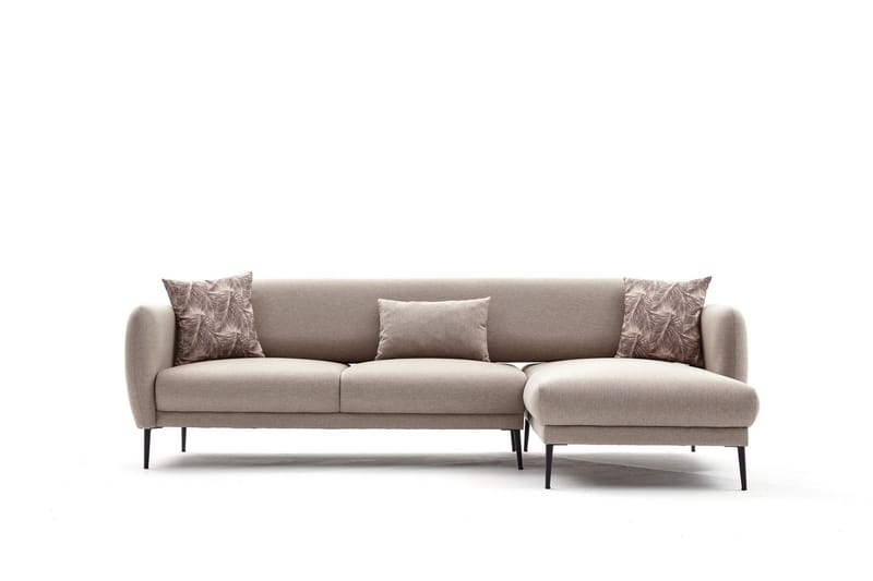 GIMLA Divanbäddsoffa 3-sits Beige - Möbler - Vardagsrum - Bäddsoffor - Hörnbäddsoffa