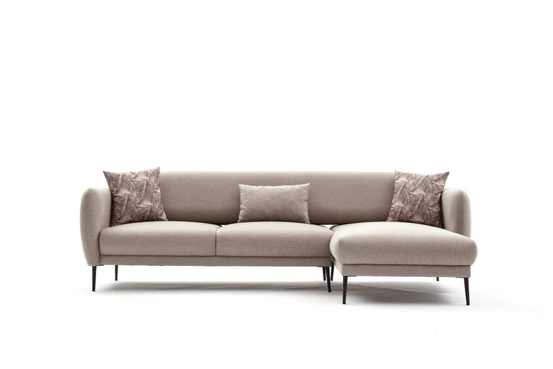 GIMLA Divanbäddsoffa 3-sits Beige - Möbler - Vardagsrum - Bäddsoffor - Hörnbäddsoffa