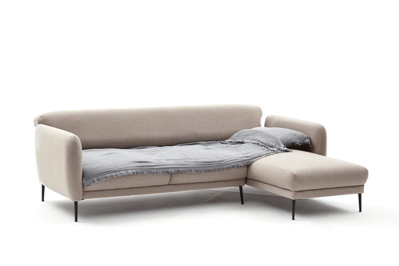 GIMLA Divanbäddsoffa 3-sits Beige - Möbler - Vardagsrum - Bäddsoffor - Hörnbäddsoffa