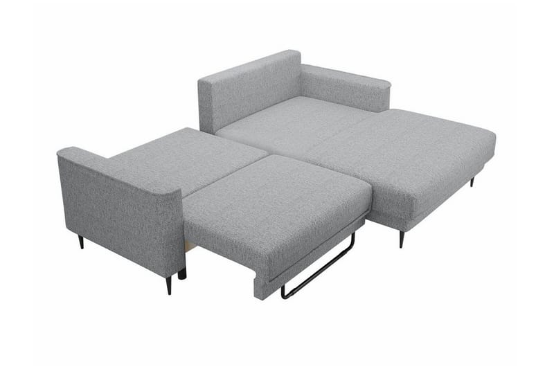 Graystone 2-sits Hörnbäddsoffa Ljusgrå - Möbler - Vardagsrum - Bäddsoffor - Hörnbäddsoffa