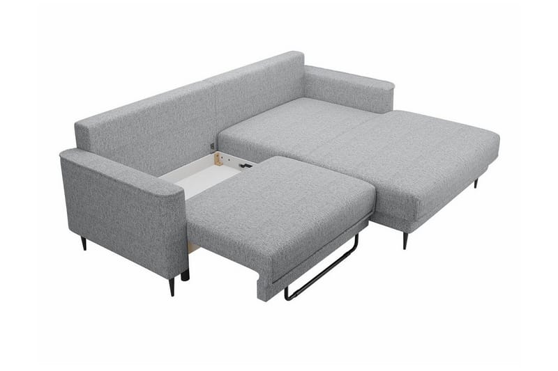 Graystone 2-sits Hörnbäddsoffa Ljusgrå - Möbler - Vardagsrum - Bäddsoffor - Hörnbäddsoffa