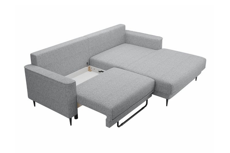 Graystone 2-sits Hörnbäddsoffa Ljusgrå - Möbler - Vardagsrum - Bäddsoffor - Hörnbäddsoffa